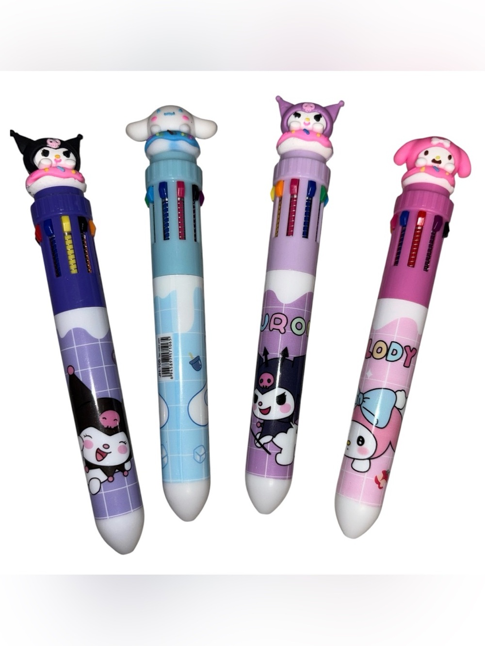 Sanrio Characters Themed Pen - Set of 4